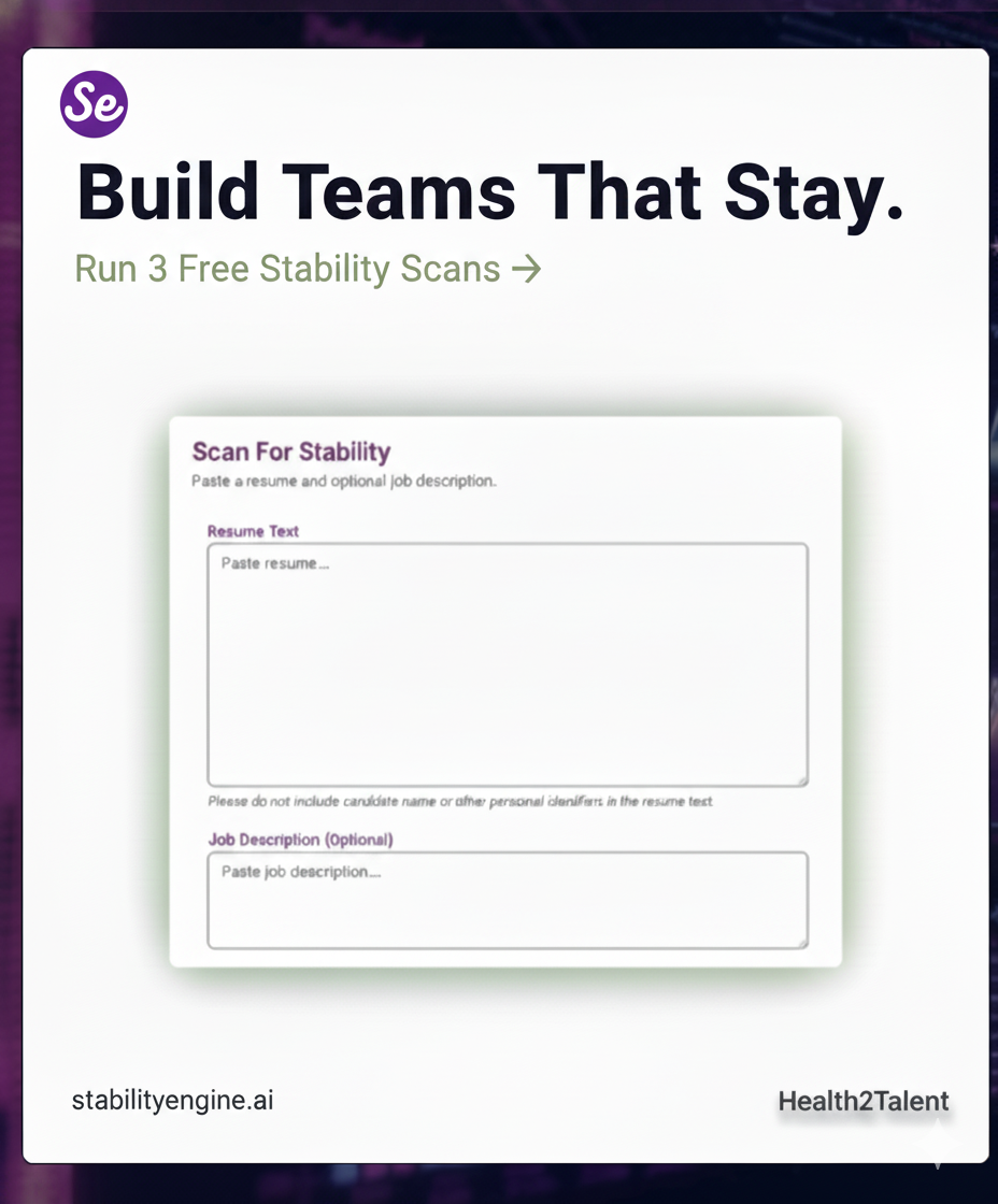 Build Teams That Stay | Stability Engine™